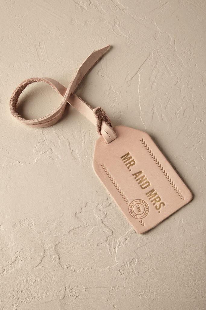 Newlywed Luggage Tag Anthropologie