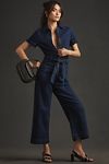 Thumbnail View 1: The Colette Weekend Denim Jumpsuit by Maeve