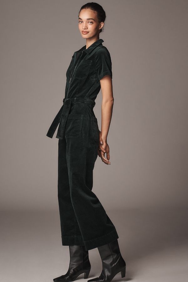 Slide View: 4: The Colette Weekend Corduroy Jumpsuit by Maeve