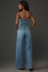 Thumbnail View 3: Pilcro Strapless Denim Corset Jumpsuit