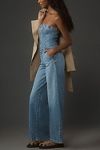 Thumbnail View 4: Pilcro Strapless Denim Corset Jumpsuit