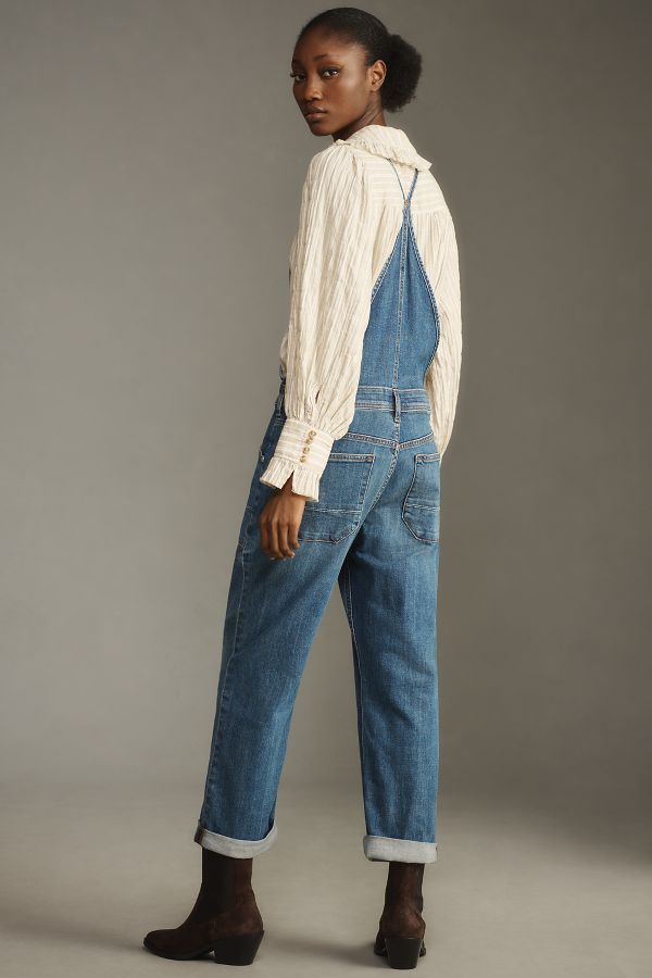 Slide View: 2: Pilcro Painter Denim Overalls