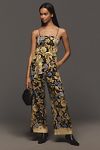 Thumbnail View 1: Farm Rio x Anthropologie Square-Neck Floral Jumpsuit