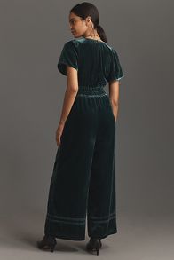 Slide View: 2: Der Somerset Jumpsuit: Samt Edition