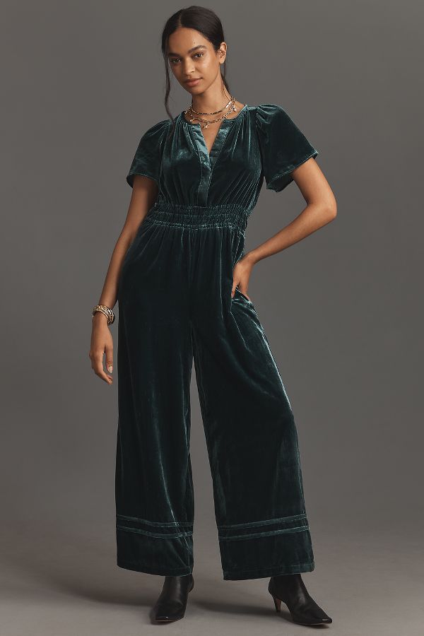 Slide View: 1: The Somerset Jumpsuit: Velvet Edition