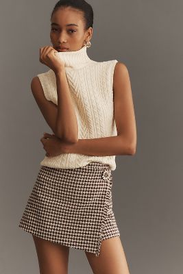 Corey Lynn Calter Houndstooth Skort