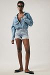 Thumbnail View 4: AGOLDE Parker Denim Fray Shorts