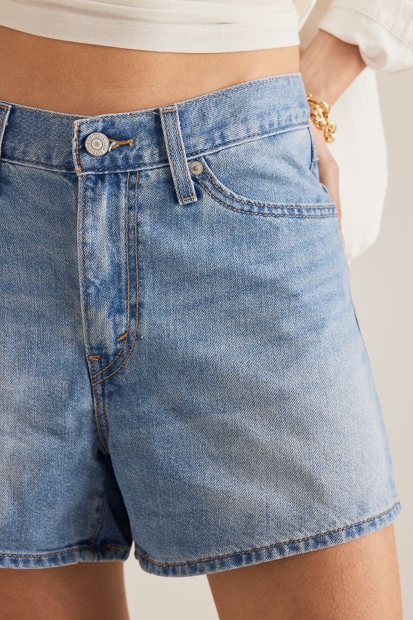 Vista diapositiva: 4: Shorts Mom in Denim Levi's Anni '80