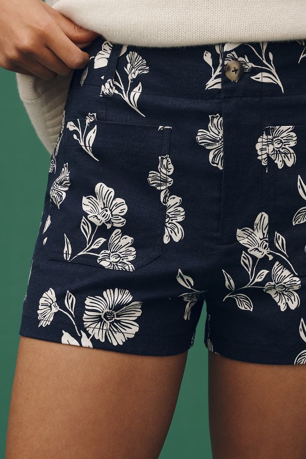 Slide View: 2: The Colette Shorts by Maeve: Linen Edition