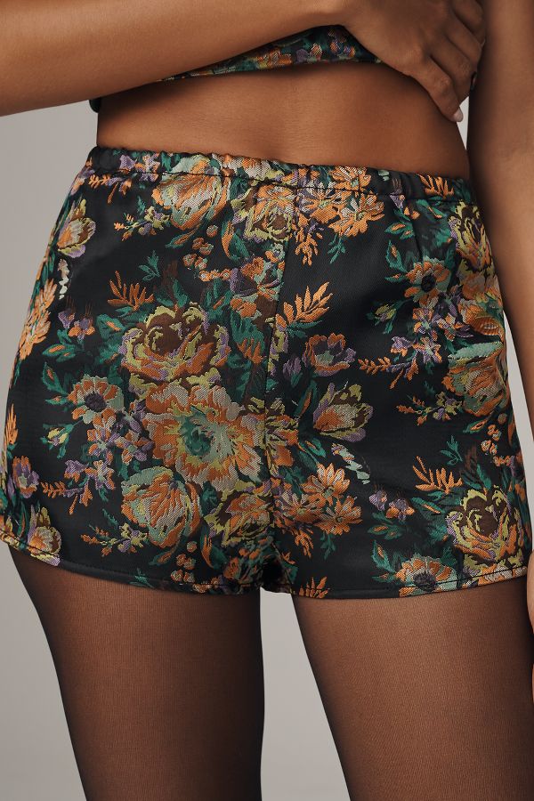 Slide View: 2: By Anthropologie Brocade Tap Shorts