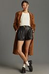 Thumbnail View 2: Maeve Faux Leather Cuffed Shorts