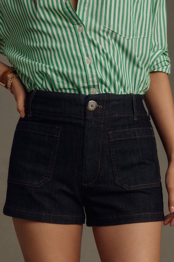 Vista de diapositivas: 3: Maeve The Colette Denim Shorts