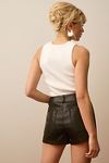 Thumbnail View 5: The Colette Shorts by Maeve: Faux-Leather Edition