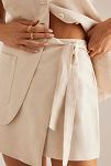 Thumbnail View 2: By Anthropologie Wrap Tie Linen-Blend Skort