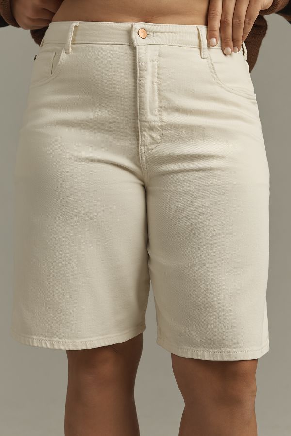 Slide View: 7: Pilcro Classic Bermuda Denim Shorts