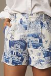 Thumbnail View 2: Farm Rio x Anthropologie Antique Print Linen Shorts