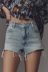 Thumbnail View 3: Pilcro High-Rise Frayed Denim Shorts