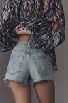 Thumbnail View 5: Pilcro High-Rise Frayed Denim Shorts