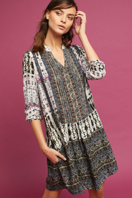 anthropologie tunic dress