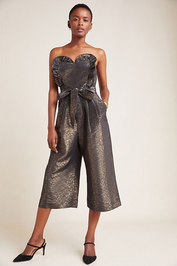 Slide View: 1: Corey Lynn Calter Sweetheart Cropped Jumpsuit