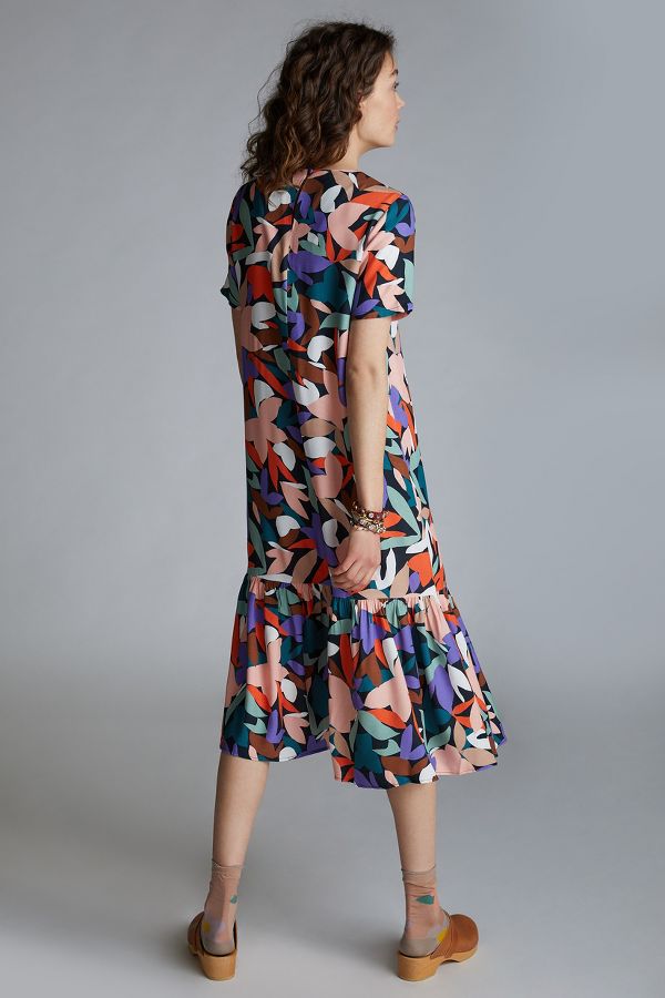 Corey Lynn Calter Tiered Maxi Dress Anthropologie DE