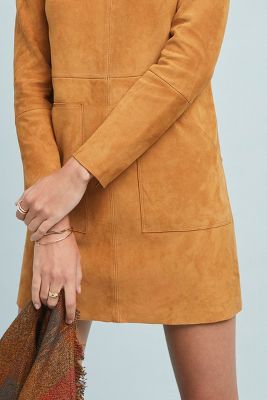 suede tunic dress