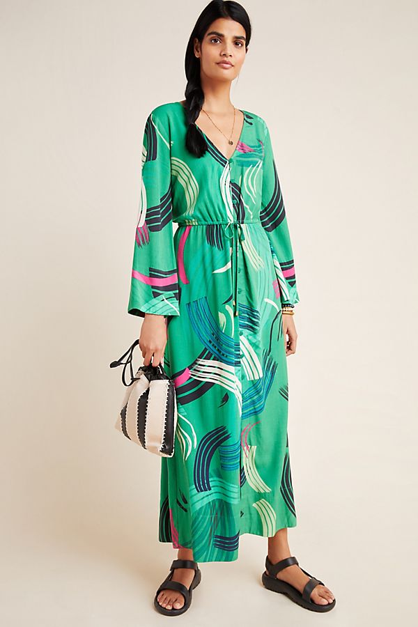 Slide View: 1: Paloma Paint-Swiped Maxi Dress