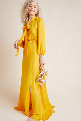 cynthia rowley yellow dress