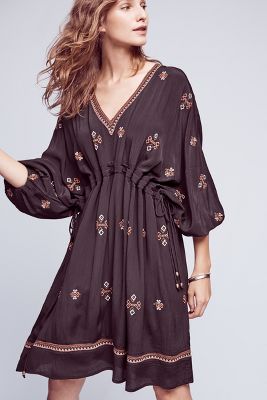 Embroidered Zola Dress | Anthropologie