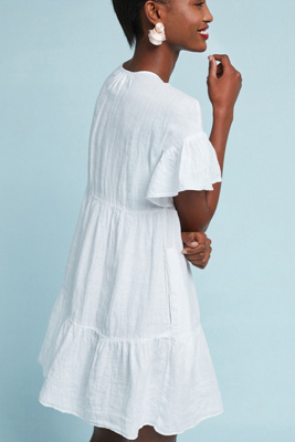 linen swing dress