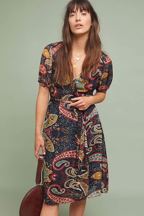 Slide View: 1: Taylor Paisley Dress
