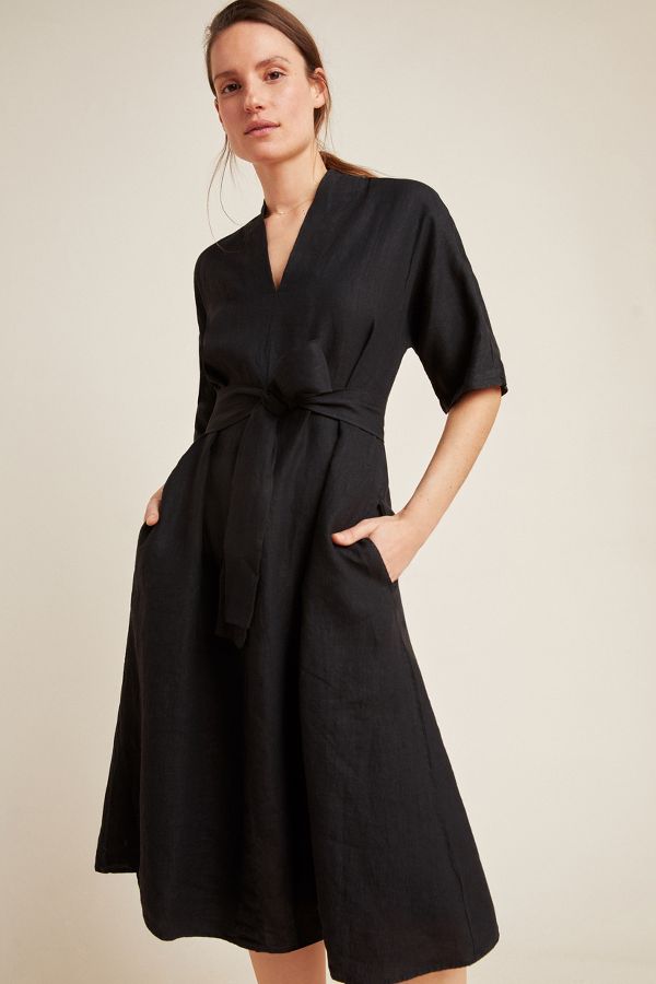 Winley Linen Midi Dress