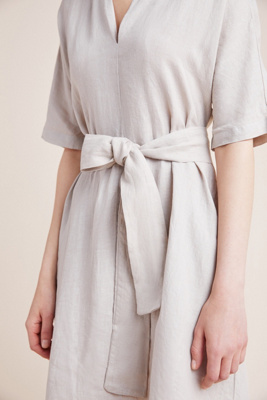 winley linen midi dress