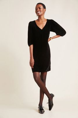 anthropologie little black dress