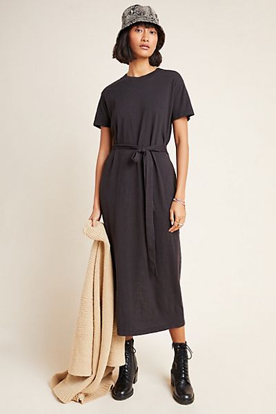 Aida Belted Midi Dress