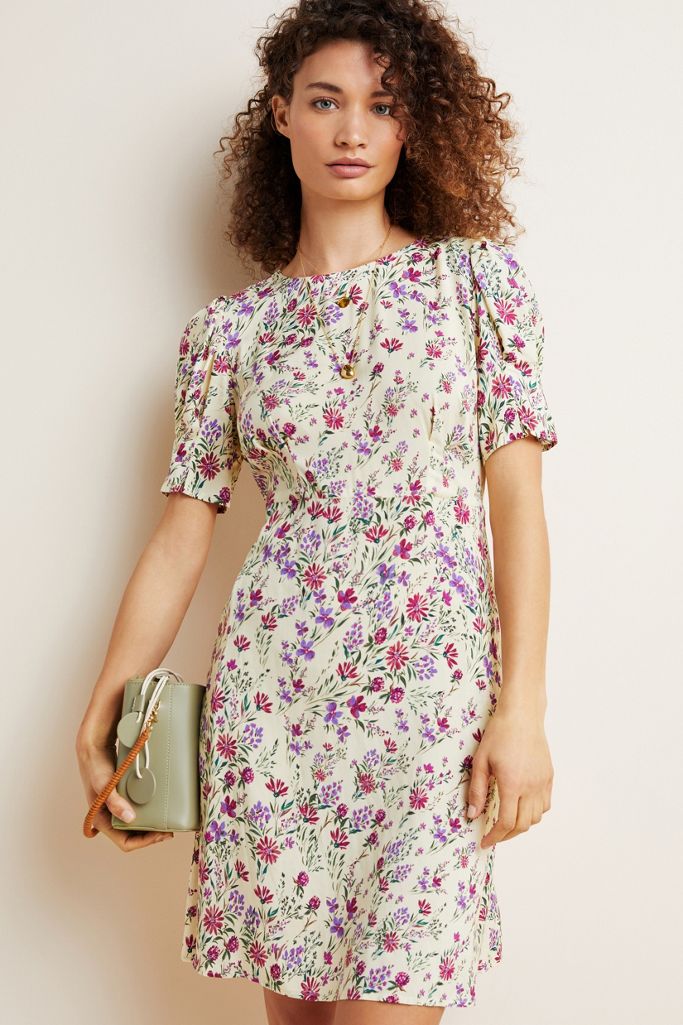 Charlie Puff-Sleeved Mini Dress | Anthropologie