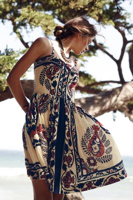 anthropologie yoana baraschi dress