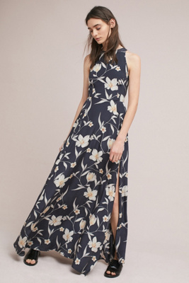 yumi kim silk maxi dress