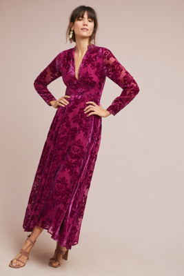 yumi velvet dress