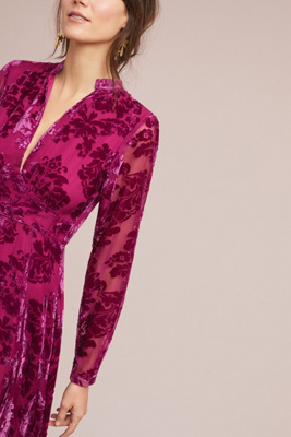 yumi kim carol velvet dress