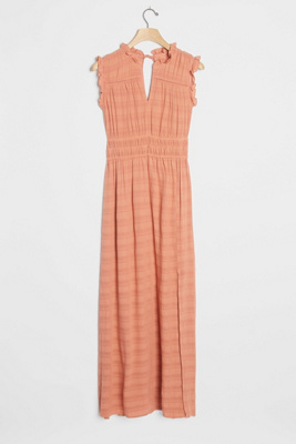 peach maxi dress uk