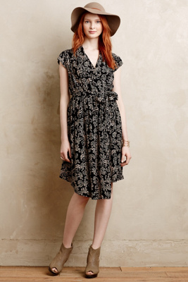 anthropologie maeve wrap dress