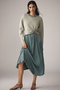 Slide View: 1: The Gemini Twofer Sweater + Dress Set