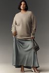 Thumbnail View 4: By Anthropologie Long-Sleeve Twofer Sweater Slip Midi Dress