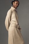 Vista en miniatura 3: By Anthropologie Long-Sleeve Turtleneck Belted Midi Jumper Dress