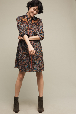 anthropologie shirt dress