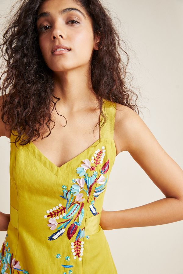 Chicory Beaded Dress | Anthropologie