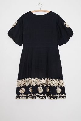 Orla Embroidered Mini Dress | Anthropologie