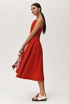 Thumbnail View 5: By Anthropologie High-Neck Seamed Midi Dress