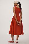 Thumbnail View 4: By Anthropologie High-Neck Seamed Midi Dress